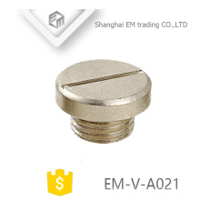 EM-V-A021 Tapa de la tapa de tornillo de China Tapón ciego de metal para tamaños de prensaestopas PG16